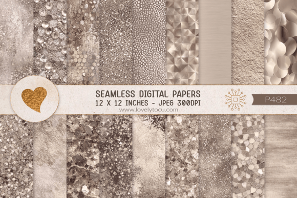 Download Muted Gold Glitter and Metallic Textures - Metallic Collection