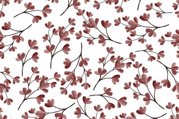 Download Red Petal Seamless Pattern for Fabric - Fabric Collection