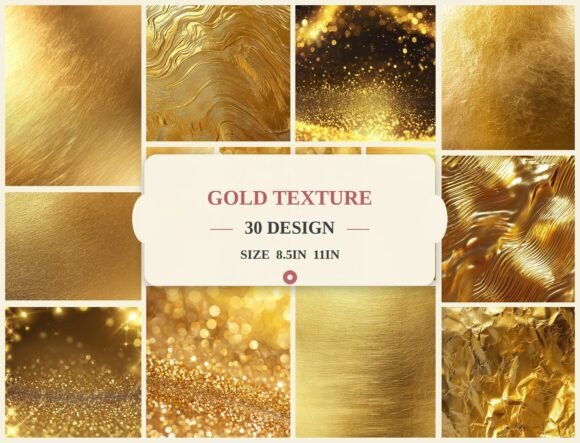 Download Gold Metallic Texture Luxury Foil Paper - Metallic Collection