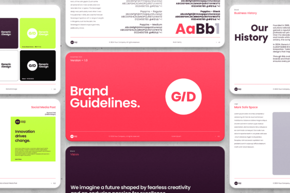 Download Brand Guidelines - Photoshop Template - Photoshop template Collection