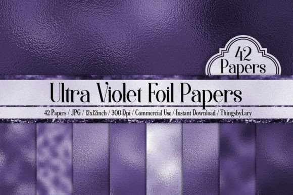 Download Ultra Violet Metallic Foil Papers - Metallic Collection