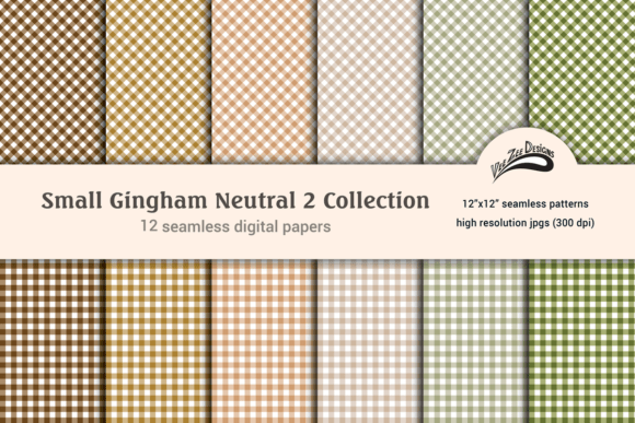 Download Gingham Digital Paper Pattern Bundle Set - Digital paper pattern Collection