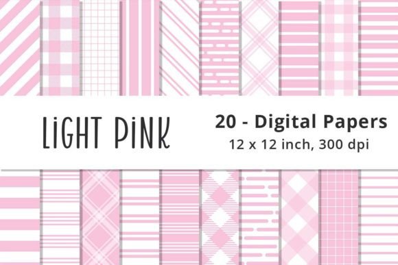 Download Light Pink Stripes Digital Paper Pattern - Digital paper pattern Collection