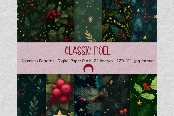 Download Christmas Digital Paper Pack - Christmas digital paper pack Collection
