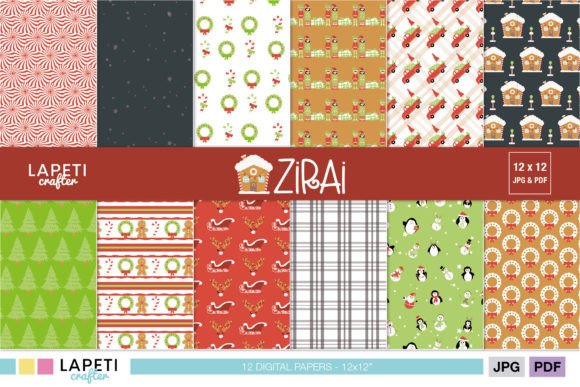Download Christmas Digital Paper Pack - Christmas digital paper pack Collection