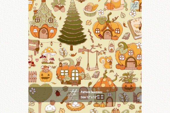 Download Pumpkin Fairy Cottage Pattern - Cottage pattern Collection