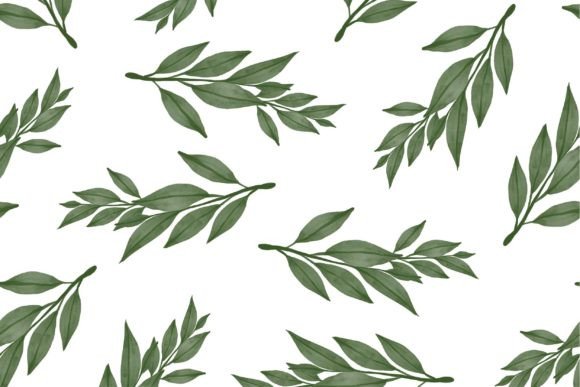 Download Green Leaves Seamless Pattern for Fabric - Fabric Collection