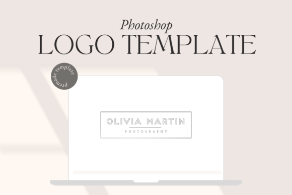 Download Minimalist Font Logo Photoshop Template - Photoshop template Collection