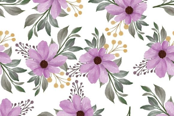 Download Pink Flower Seamless Pattern for Fabric - Fabric Collection