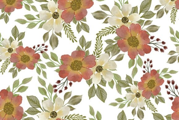 Download Red Bouquet Seamless Pattern for Fabric - Fabric Collection