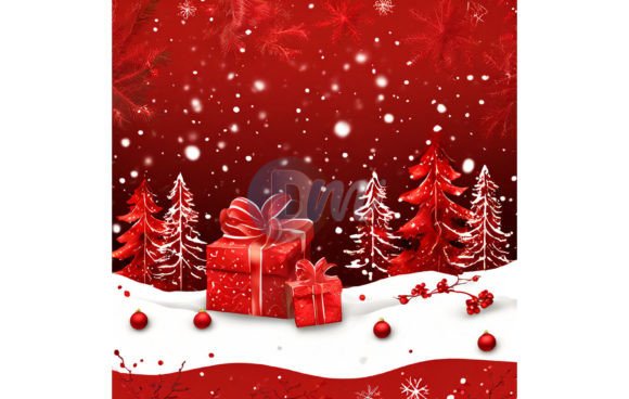 Download Red Christmas Digital Paper Pack 126 - Christmas digital paper pack Collection